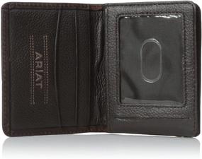 img 1 attached to 👞 Ariat Men's Boot Bifold Copper: Quality Wallet for the Stylish Gentleman