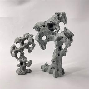 img 1 attached to Stone Carved Fish Tank and Aquarium Ornaments by SINQORCN - Wide Variety of Styles to Choose from