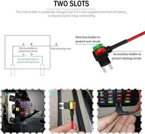 img 1 attached to 🔌 Hilitchi 125 шт. всего 5 шт. Дополнительный предохранительный автоматический держатель лезвия ATM APM с 120 предохранителями (2A 3A 5A 7,5A 10A 15A 20A 25A 30A 35A) - 12V автомобиль