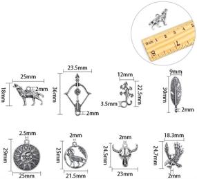 img 3 attached to Подвески с принтом NBEADS Patterns Different