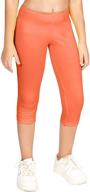 🌿 caomp organic cotton spandex girls' leggings - high-quality clothing for leggings logo
