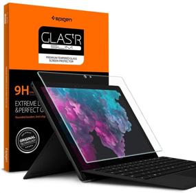 img 4 attached to 📱 Spigen 9H Tempered Glass Screen Protector: Compatible with Surface Pro 6 (2018), Surface Pro 5 (2017), and Surface Pro 4 (2015)