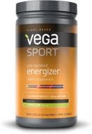 💪 vega sport pre-workout energizer lemon lime - vegan, gluten free, all natural, non gmo (19oz, 30 servings) logo