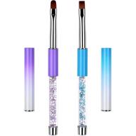 ycyan rhinestone professional brushes multi colored logo