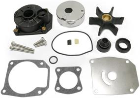 img 4 attached to 🔧 40-60 HP Johnson Evinrude Water Pump Impeller Rebuild Kit Replacement + Housing | Full Power Plus 5000308