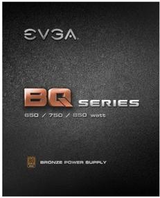 img 3 attached to EVGA 750 BQ Power Supply, 750W, 80+ BRONZE, Semi Modular, 5-Year Warranty with FREE Power On Self Tester - Model 110-BQ-0750-V1