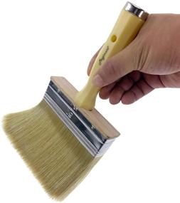 img 3 attached to 🖌️ Magimate 5-inch Deck Brush: Quick Stain & Paint Application for Decking, Fences, Walls, and Furniture