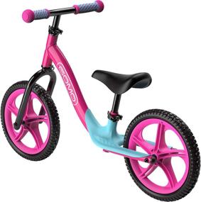 img 2 attached to 🚲 GOMO Balance Bike - Toddler Training Bike for 18 Months to 5 Year Old Kids - Cool Colors Push Bikes for Toddlers/No Pedal Scooter Bicycle with Footrest