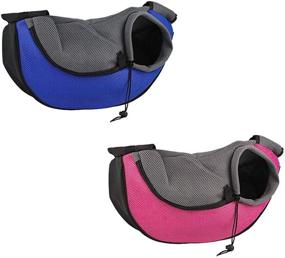 img 3 attached to 🐾 USPacific Pet Sling Carrier - Mesh Travel Single Shoulder Bag for Convenient Pet Travel