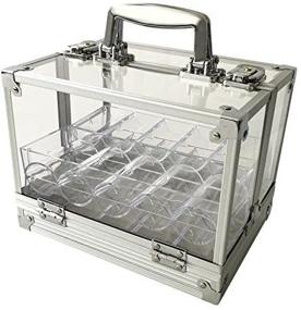 img 3 attached to 💼 Yuanhe 600 Chip Locking Poker Chip Carrier - Clear Acrylic with 6 Chip Racks