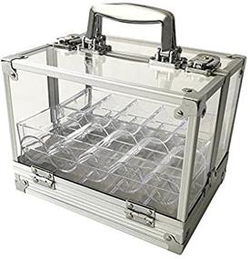 img 1 attached to 💼 Yuanhe 600 Chip Locking Poker Chip Carrier - Clear Acrylic with 6 Chip Racks