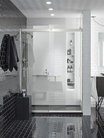 img 1 attached to 🚿 KOHLER K-97624-BNK: Anodized Brushed Nickel Shower Door with Stunning Aesthetics