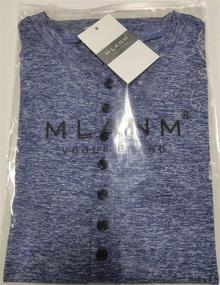 img 1 attached to 👕 MLANM Casual Henley Sleeve T Shirt: Comfortable and Stylish Men's Clothing and Shirts