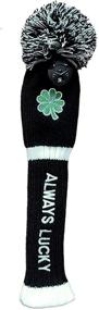 img 1 attached to 🍀 LOXASUM St. Patrick's Day Golf Club Head Covers Driver Wood - Original Clover Embroidered, POM POM, Always Lucky 460cc Driver Wood Knitted Gift