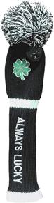 img 2 attached to 🍀 LOXASUM St. Patrick's Day Golf Club Head Covers Driver Wood - Original Clover Embroidered, POM POM, Always Lucky 460cc Driver Wood Knitted Gift