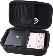 werjia ultra-durable travel case for phomemo m02/m02s/m02 pro mini photo printer (black) logo