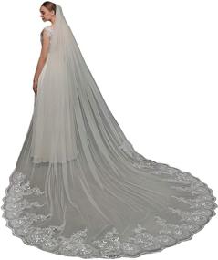 img 4 attached to EllieHouse Womens Cathedral Wedding L63IV Women's Accessories in Special Occasion Accessories