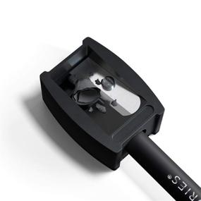 img 2 attached to 🖊️ Haus Laboratories: Black Pencil Sharpener for Eyeliners and Lip Liners – Includes Blade Cleaner, Vegan &amp; Cruelty-Free – 1-Piece