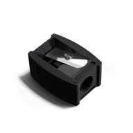 🖊️ haus laboratories: black pencil sharpener for eyeliners and lip liners – includes blade cleaner, vegan &amp; cruelty-free – 1-piece logo