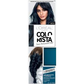 img 4 attached to 💙 L'Oreal Paris Colorista Semi-Permanent Midnight Blue Hair Color for Brunettes