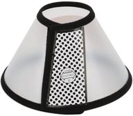 🐱 vivifying recovery pet cone: lightweight plastic elizabethan collar for cats, mini dogs, and rabbits - 8.1 inches (black) logo