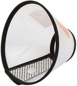 img 1 attached to 🐱 Vivifying Recovery Pet Cone: Lightweight Plastic Elizabethan Collar for Cats, Mini Dogs, and Rabbits - 8.1 Inches (Black)