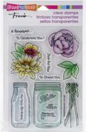 🌸 stampendous bouquet for you: clear stamp set for beautiful floral designs logo