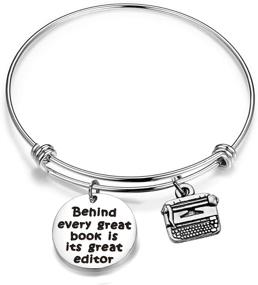 img 4 attached to 🖊️ Revitalize the Wordsmith: MYOSPARK Editor Gift Bracelets for Writers, Journalists, and Teachers