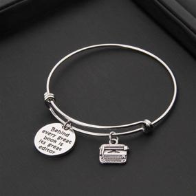 img 2 attached to 🖊️ Revitalize the Wordsmith: MYOSPARK Editor Gift Bracelets for Writers, Journalists, and Teachers