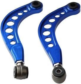 img 2 attached to BLACKHORSE-RACING 2PCS Rear Camber Kit Blue for 2006-2015 Honda Civic LX EX DX SI - Adjustable & Compatible