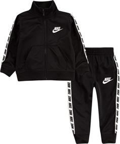 img 2 attached to 🏻 Shop the Best: NIKE Childrens Apparel Toddler 2 Piece Boys' Clothing at Active