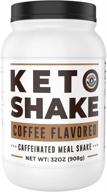 premium keto breakfast shake: 2lb coffee protein powder with collagen protein | high fat, low carb, sugar free meal replacement shake logo