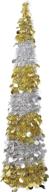 🌲 macting 5ft pop up tinsel christmas tree: easy-assembly coastal trees with foil sequins - ideal for indoor and outdoor holiday xmas decorations logo