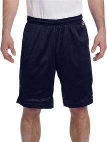 img 1 attached to Champion Men`S Polyester Short Black Sports & Fitness and Australian Rules Football