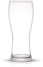 img 3 attached to 🍺 JoyJolt Callen Beer Glasses Set of 4: Pint, Craft Beer, Pilsner & IPA Glass. 15.5oz Capacity. Classic Glassware for Men.