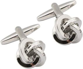 img 4 attached to Dannyshi Classic Cufflinks Business Wedding