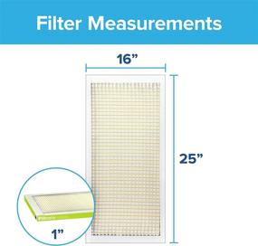 img 3 attached to 🌬️ Filtrete 16x25x1 AC Furnace Air Filter, MPR 600, Clean Living Dust Reduction, 6-Pack (15.69 x 24.69 x 0.81)