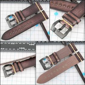 img 3 attached to 🌸 DITOU Leather Watchband: Chic and Compatible Bracelets for Women's Watches