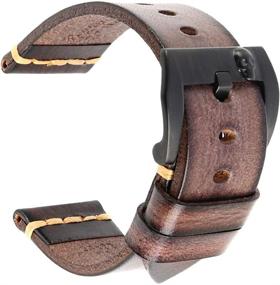 img 4 attached to 🌸 DITOU Leather Watchband: Chic and Compatible Bracelets for Women's Watches