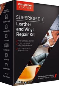 img 1 attached to 🛋️ Revive Your Leather and Vinyl: Fast-Drying Repair & Restore Kit - Furniture, Sofa, Car Seat, Jacket, Boat, Purse, Belt, Boots - Easy Instructions for Color-Matching
