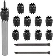 🛠️ ultimate spot weld cutter set: 13 pcs rotary spot weld remover drill bits with 2 extra blades - metal hole cutter for power drills and spot welding logo