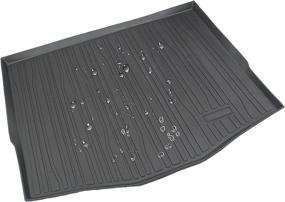 img 1 attached to Mustang Mach-E All Weather Trunk Mat: 3D Cargo Liner & Floor Mat for 2021 Mach-e Accessories