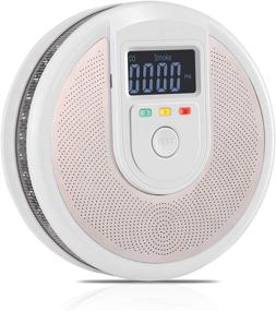img 4 attached to 🔥 Ultimate Safety: Battery-Operated LCD Display Carbon Monoxide and Smoke Detector with Voice Warning Alarm - Dual Sensor Smoke CO Alarm, UL 217 and UL 2034 Compliant