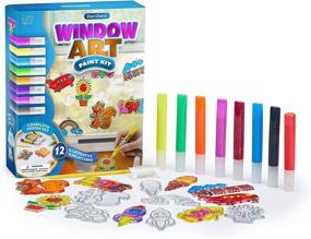 img 1 attached to 🎨 Kids' DIY Window Art Paint Kit