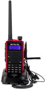 img 4 attached to 📻 Retevis RT5 Long Range Dual Band 2 Way Radios with 128CH Scan, VOX Radio, and Rechargeable Battery - Handheld Walkie Talkies for Adults with Earpiece (1 Pack)