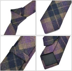 img 1 attached to 👔 VOBOOM Necktie: Stylish Skinny Pattern Tie and Versatile Accessories for Men