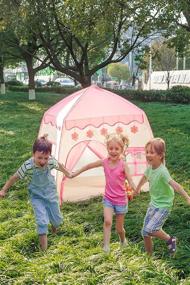img 2 attached to Rettebovon Outdoor Princess Playhouse for Endless Fun