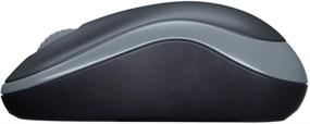 img 1 attached to 🖱️ Беспроводная мышь Logitech M185 черного цвета - улучшенная связь для упрощенного использования