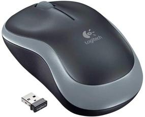 img 3 attached to 🖱️ Беспроводная мышь Logitech M185 черного цвета - улучшенная связь для упрощенного использования