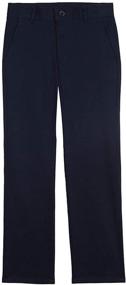 img 1 attached to 👖 Stylish and Comfy: IZOD Boys' Flat Front Stretch Twill Chino Pants